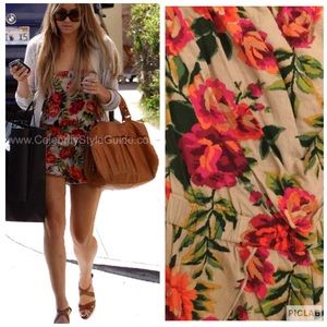 Urban Outfitters Kimchi Blue Floral Rompers